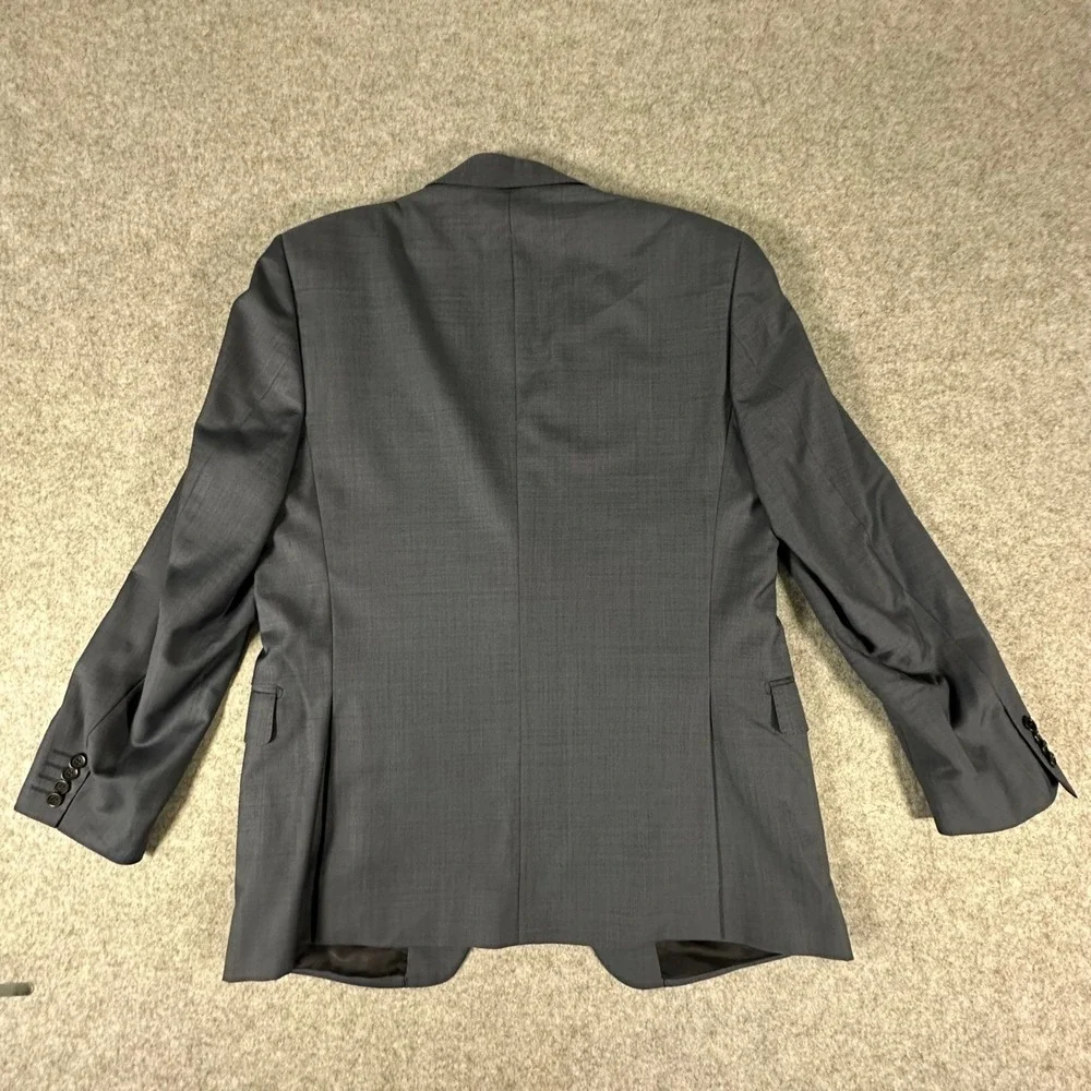 Ermenegildo Zegna Saks Fifth Avenue Blazer Mens 42 Grey Traveller Wool 2 Button